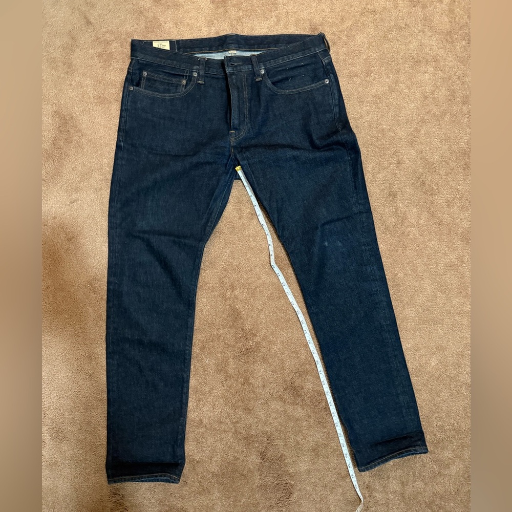 Men's Dark Blue Jeans by J Crew